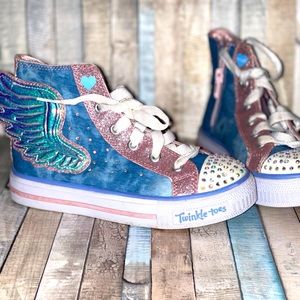 Skechers girls Twinkle Toes sneakers size 13